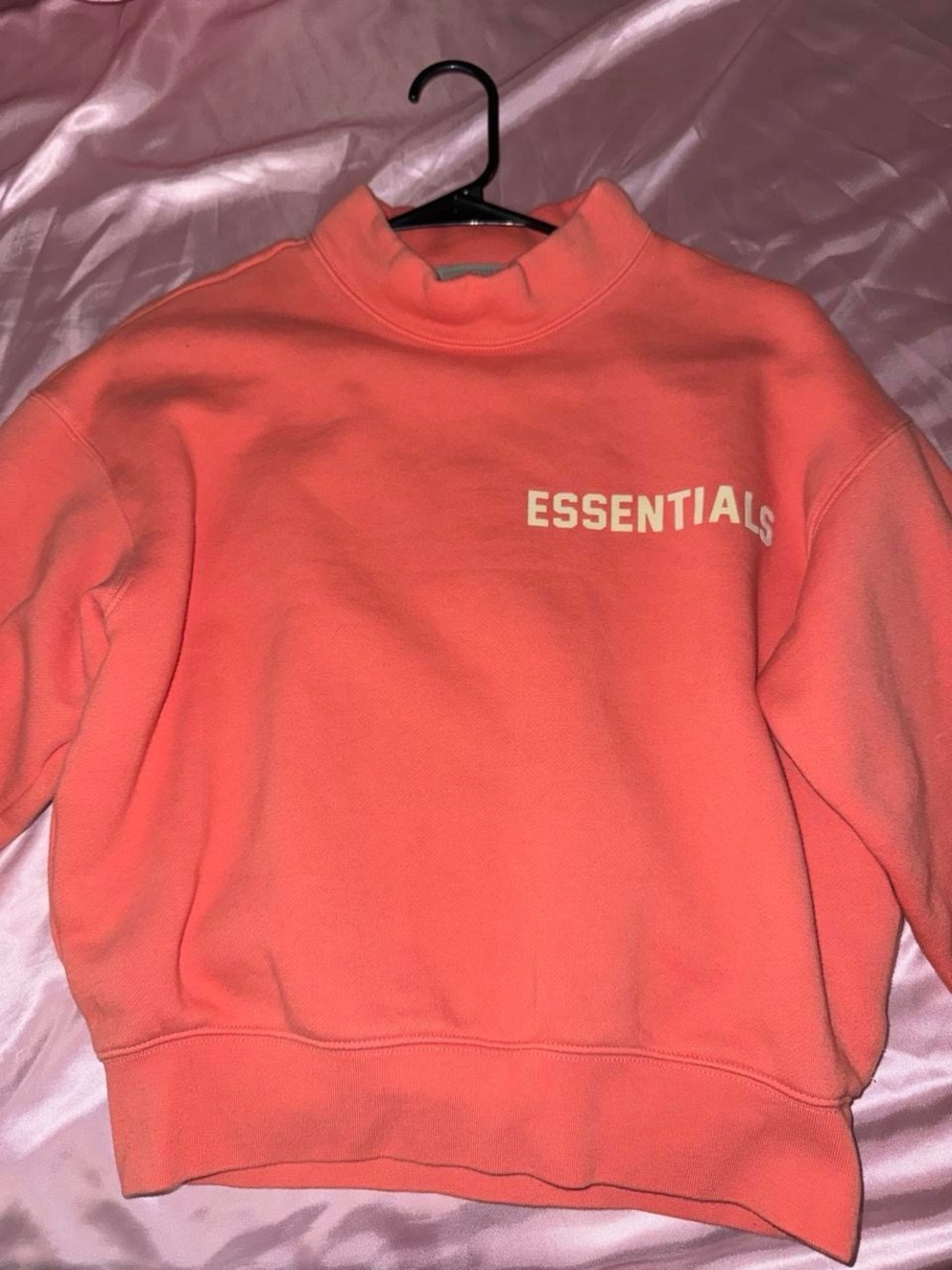 ESSENTIALS Men’s Coral Turtleneck Sweatshirt